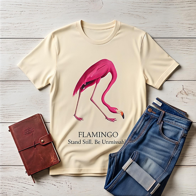 Stand Still Be Unmissable | Women Heavy Cotton Graphic T-Shirt image