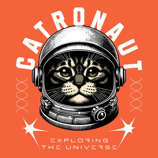 Catronaut | Unisex Heavy Cotton Graphic T-Shirt