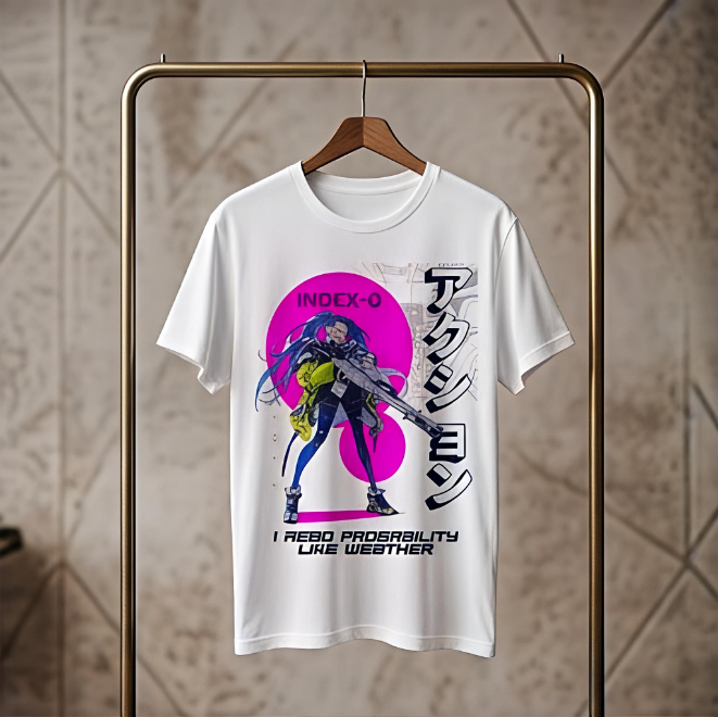 Index-0: Probability Reader | Unisex Heavy Cotton Graphic T-Shirt image