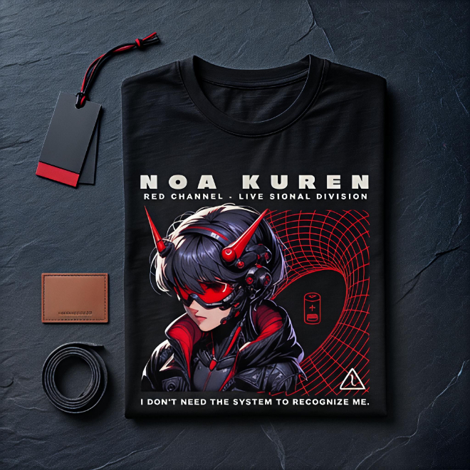 Noa Kuren: Channel Breaker | Unisex Heavy Cotton Graphic T-Shirt image
