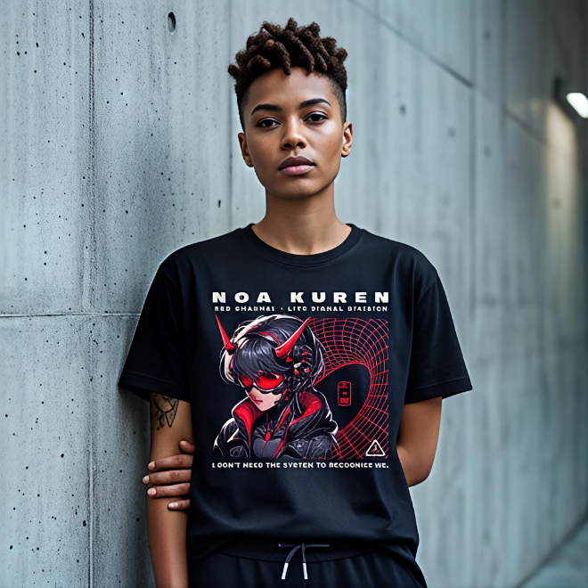 Noa Kuren: Channel Breaker | Unisex Heavy Cotton Graphic T-Shirt image