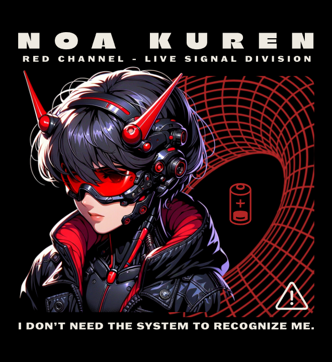 Noa Kuren: Channel Breaker | Unisex Heavy Cotton Graphic T-Shirt