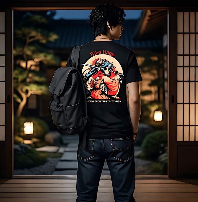 Aiko Kage: Expectation Cutter | Unisex Heavy Cotton Graphic T-Shirt image