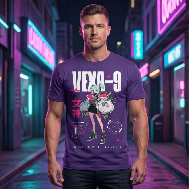 Vexa-9: Counterstriker | Unisex Heavy Cotton Graphic T-Shirt image