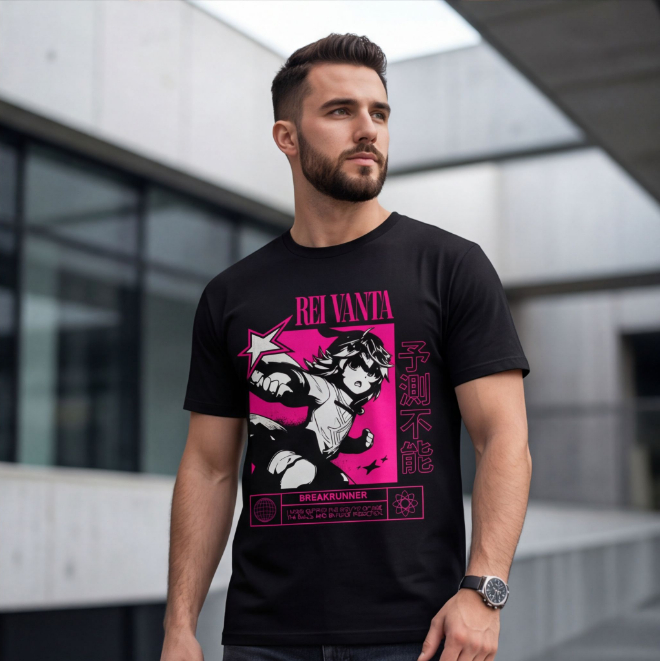 Rei Vanta: Route Breaker | Unisex Heavy Cotton Graphic T-Shirt image