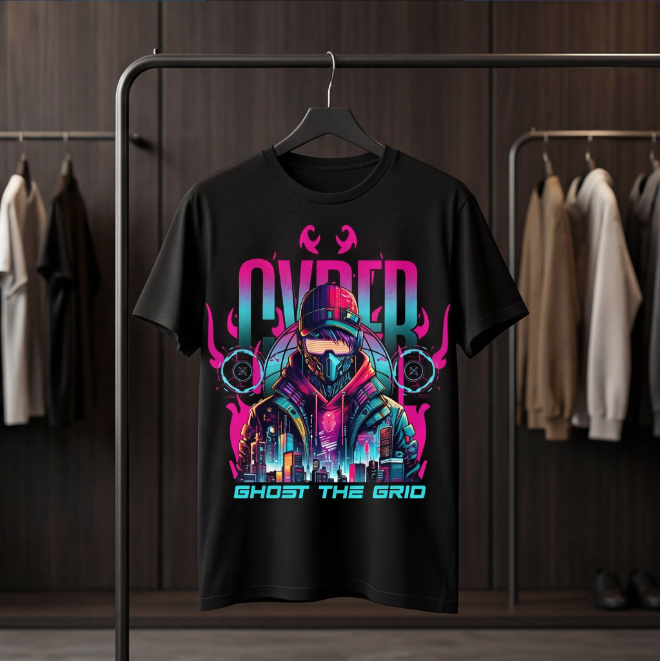 Cybershade: Signal-Breaker | Unisex Heavy Cotton Graphic T-Shirt image