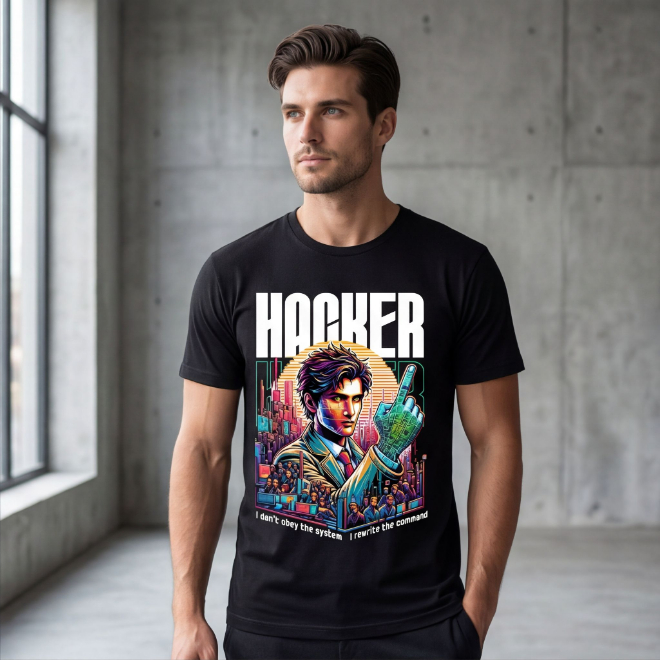 Regime: Firewall-Hacker | Unisex Heavy Cotton Graphic T-Shirt image