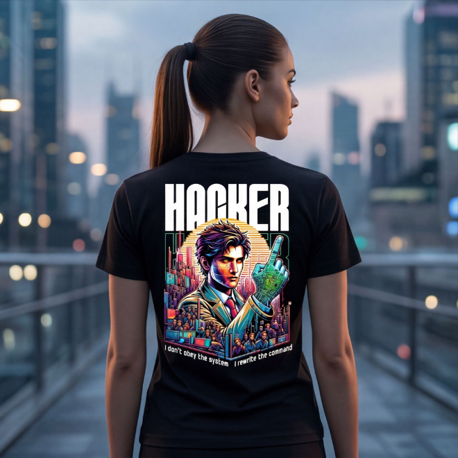 Regime: Firewall-Hacker | Unisex Heavy Cotton Graphic T-Shirt image