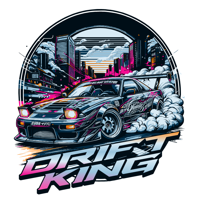 Drift King | Unisex Heavy Cotton Graphic T-Shirt