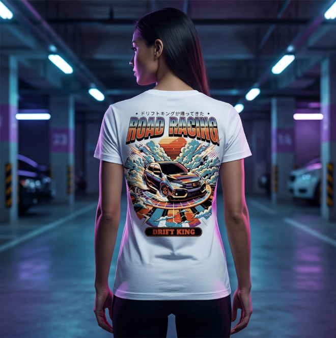 Road Racing Legend | Unisex Heavy Cotton Graphic T-Shirt image