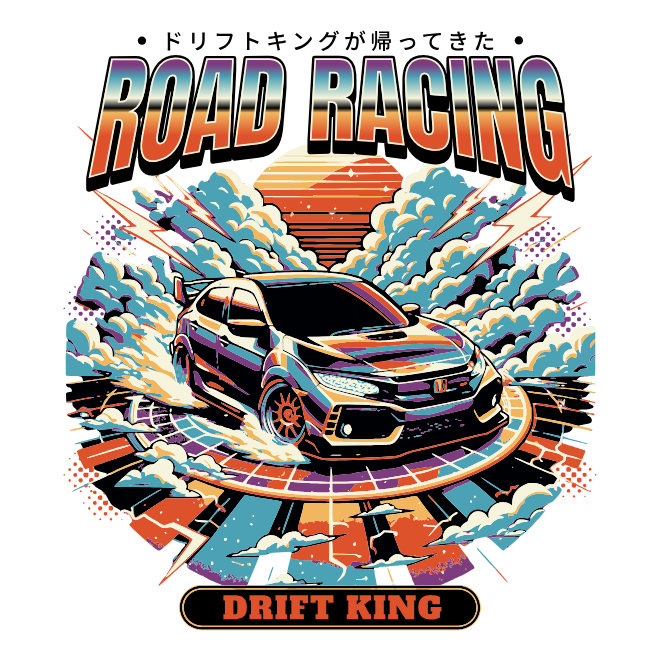 Road Racing Legend | Unisex Heavy Cotton Graphic T-Shirt
