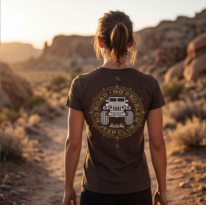 No Road, No Problem | Unisex Heavy Cotton Graphic T-Shirt image