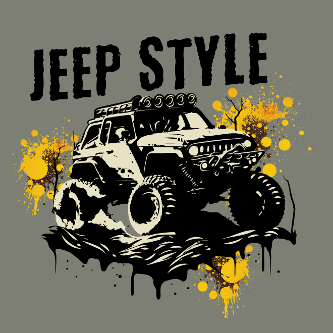 Jeep Style | Unisex Heavy Cotton Graphic T-Shirt