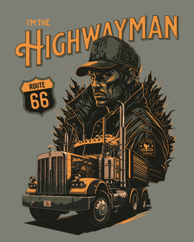 I am the Highwayman | Unisex Heavy Cotton Graphic T-Shirt