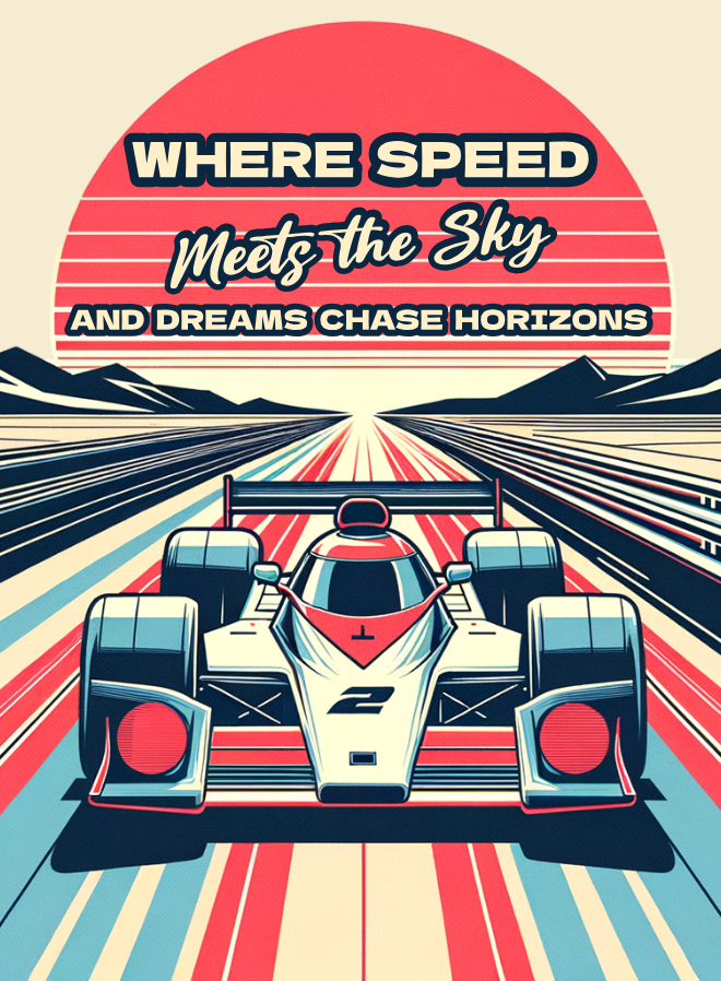 Where Speed Meets the Sky | Unisex Heavy Cotton Graphic T-Shirt