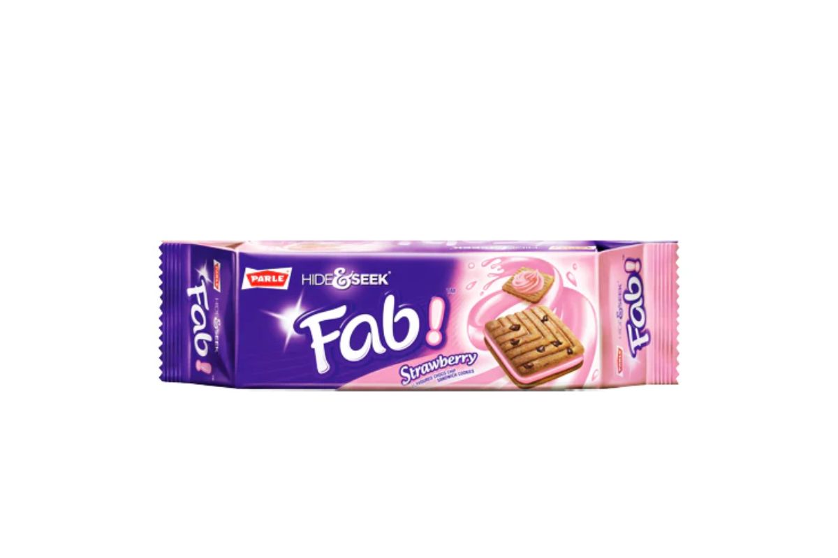 Parle Fab Hide and Seek Strawberry biscuits