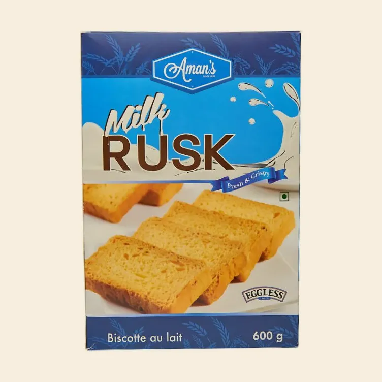 Aman's Milk Rusk Eggless