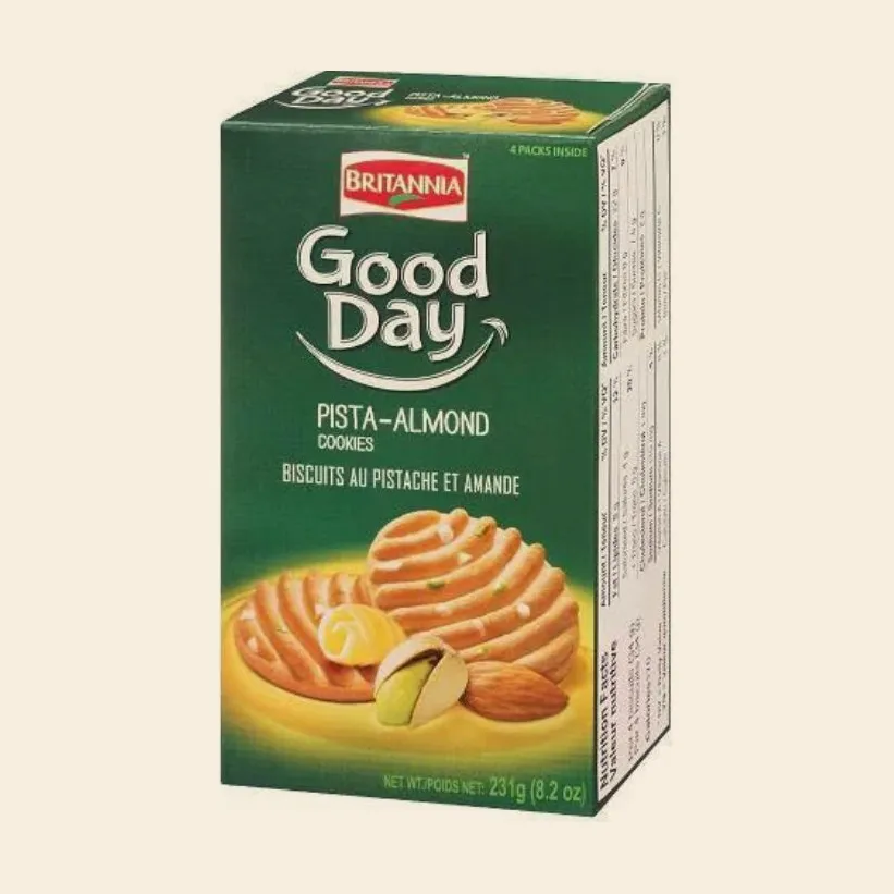 Britannia Good Day Pista Almond Cookies