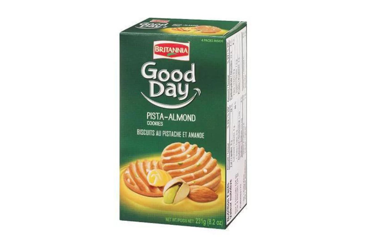 Britannia Good Day Pista Almond Cookies image