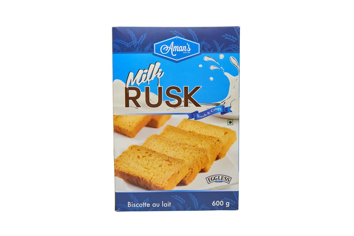 Aman's Milk Rusk Eggless image