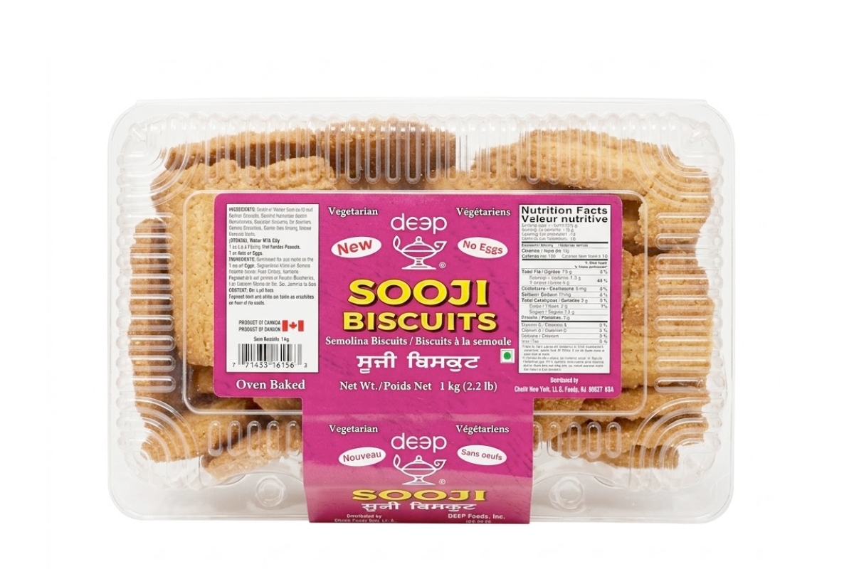 Deep Sooji Biscuits