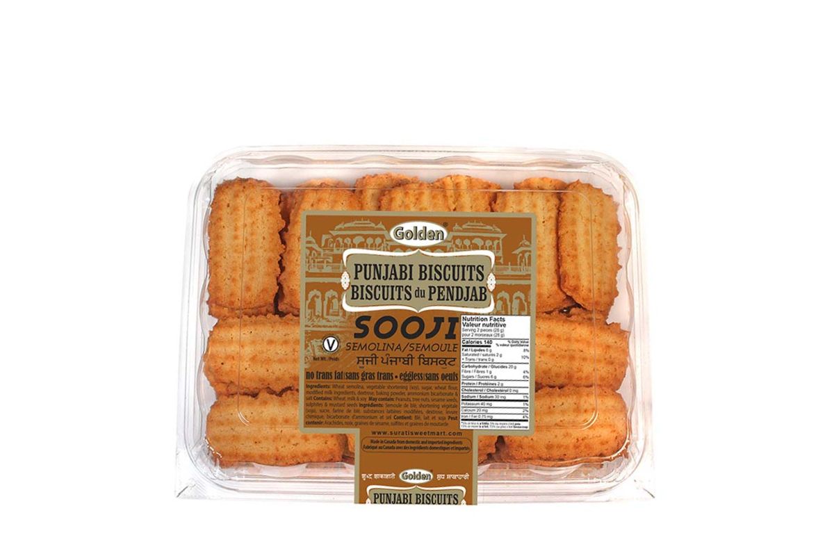 Golden Sooji Biscuits