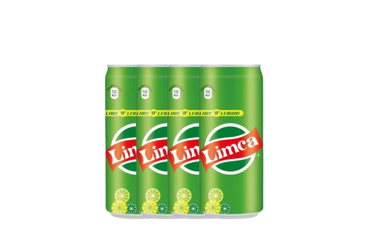 Limca Soft Drink (4 Cans)