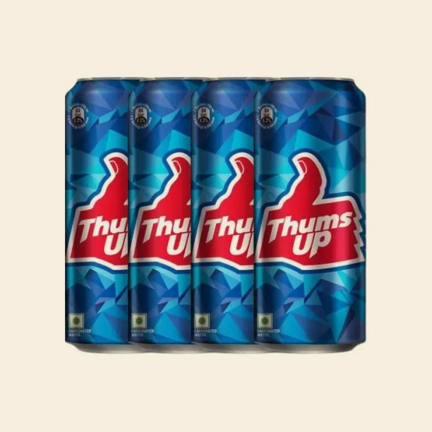 Thums Up Soft Drink (4 Cans)