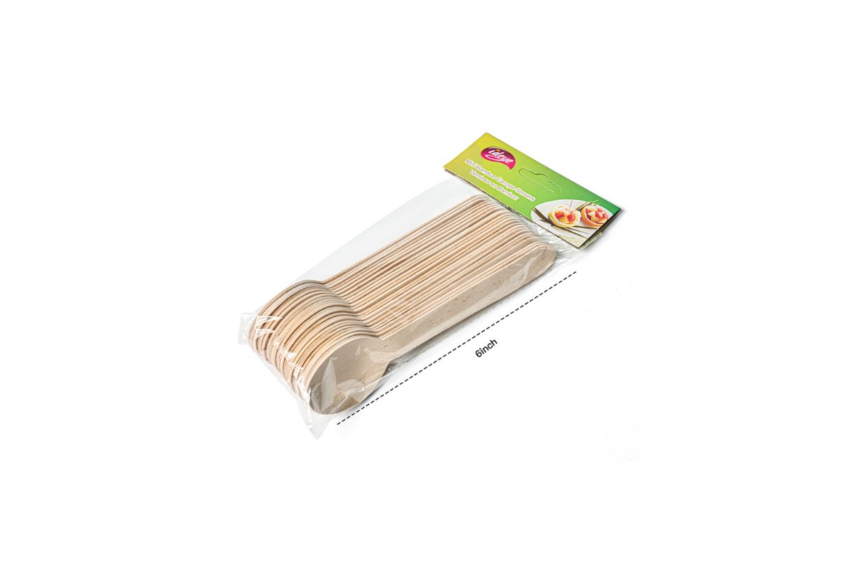 Wooden Spoons 24 Pcs image