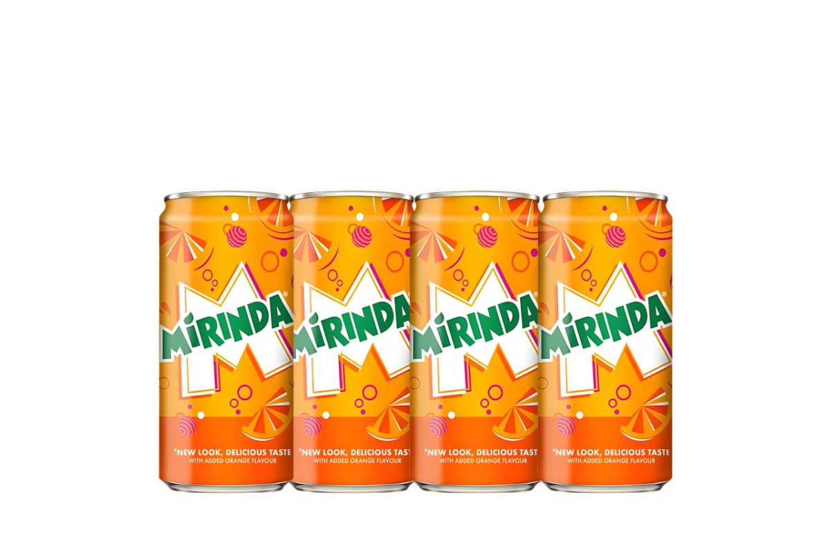 Mirinda Soft Drink (4 Cans) image