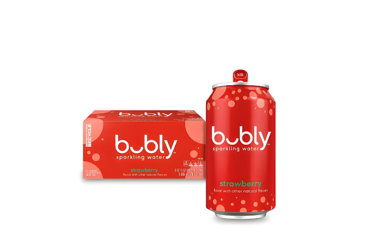 Bubly Strawberry Sparkling Water