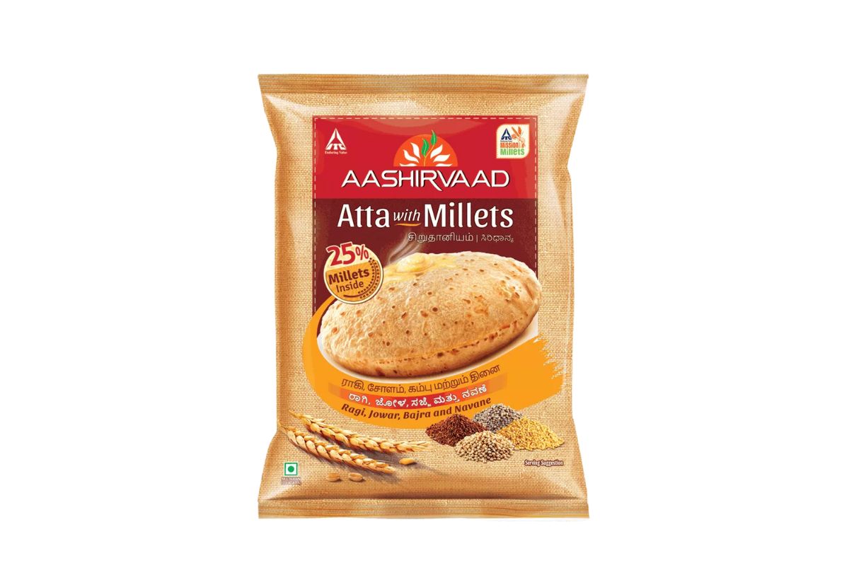 Aashirvaad Atta With Millets image
