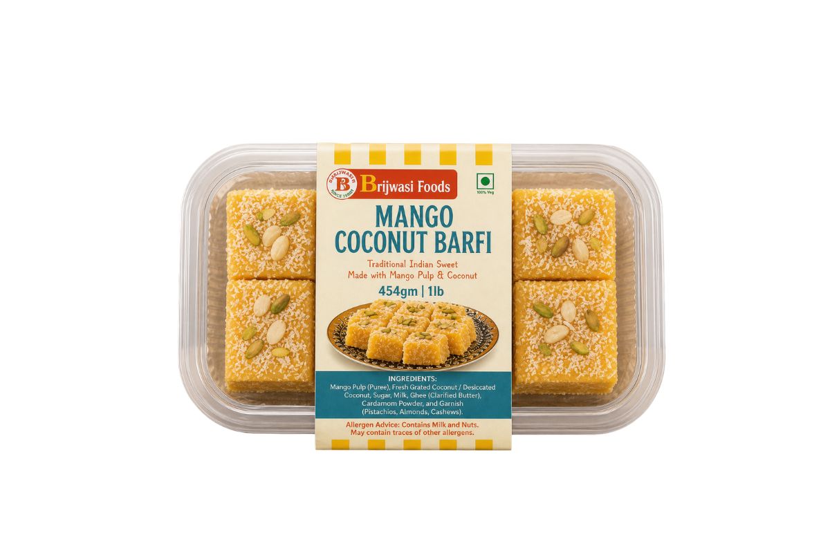 Mango Coconut Barfi