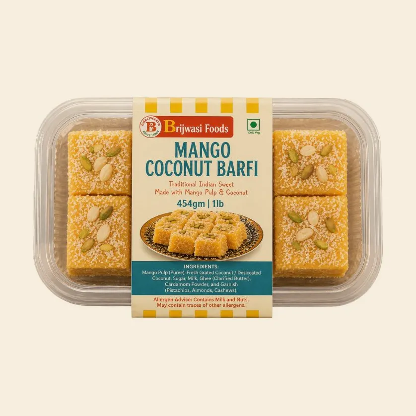 Mango Coconut Barfi