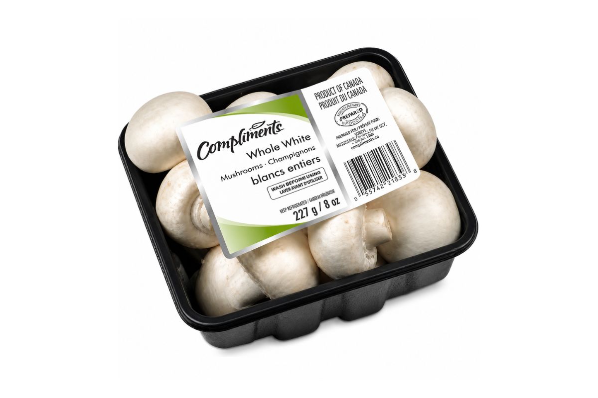 Whole White Mushroom Box