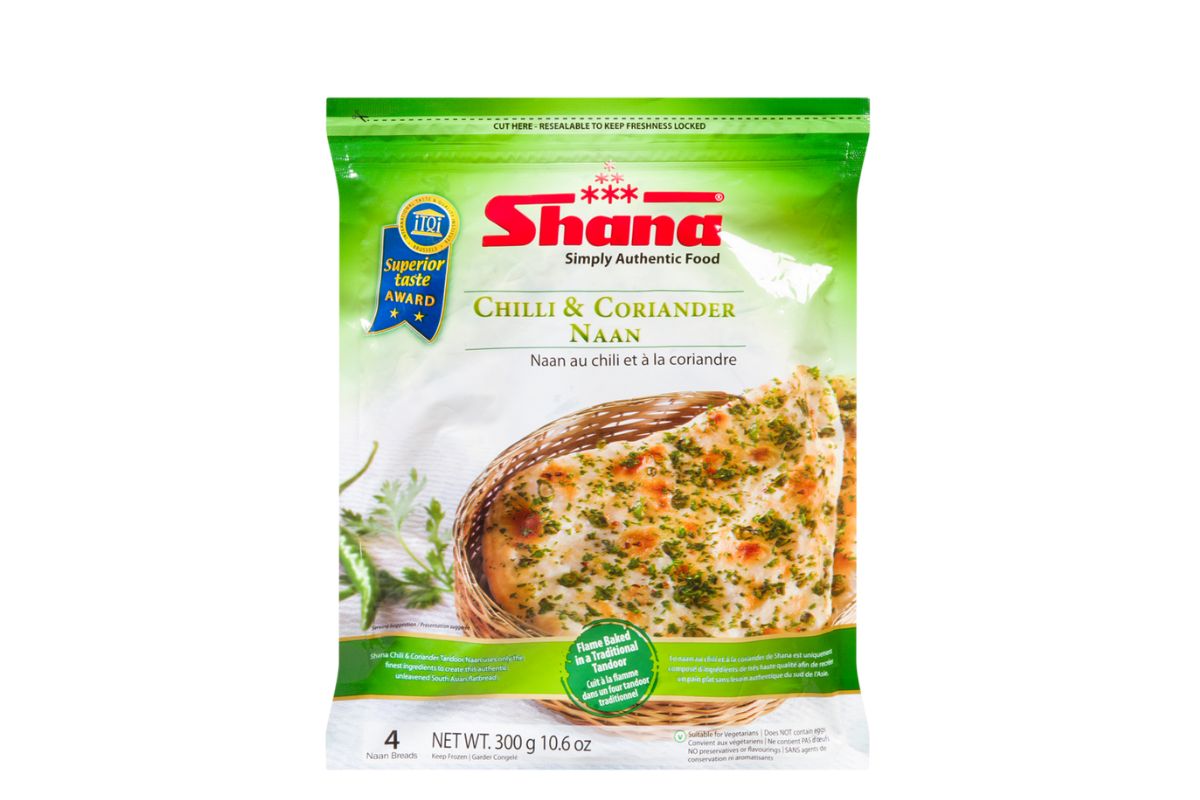 Shana Chilli Coriander Naan