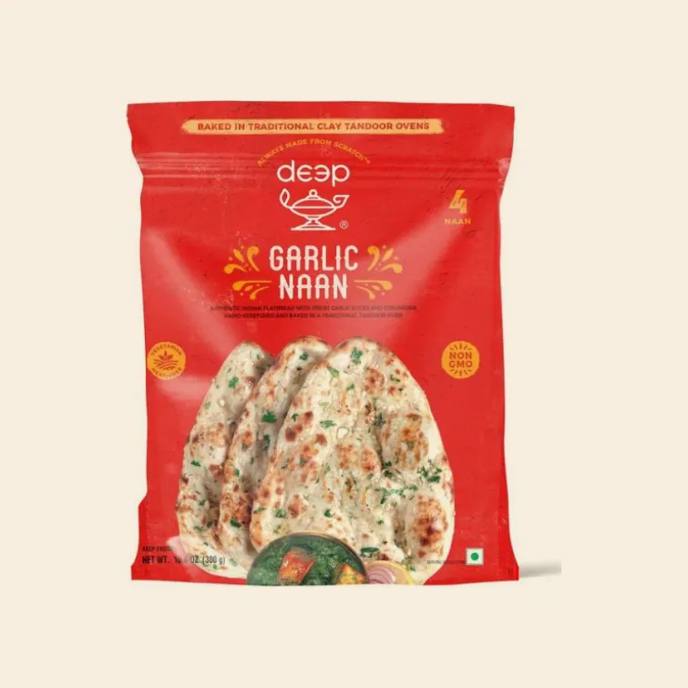 Deep Garlic Naan
