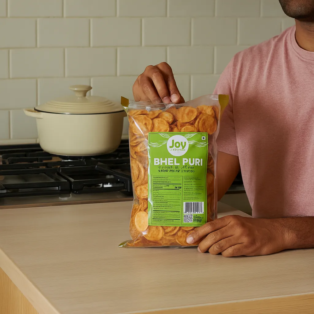 Joy Natural Bhel Puri 3in1 Chat Papdi image