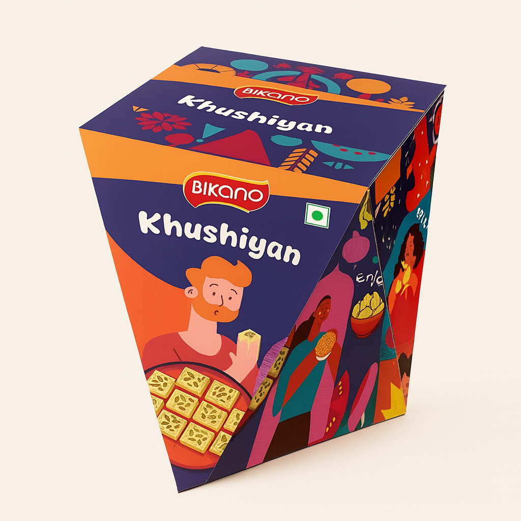 Bikano Khushiyan Sweets & Snacks Gift Box