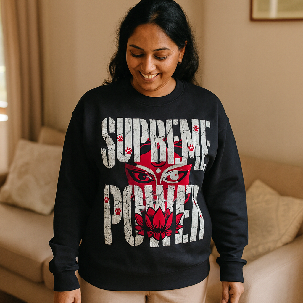 Unisex Supreme Power Graphic Sweatshirt image