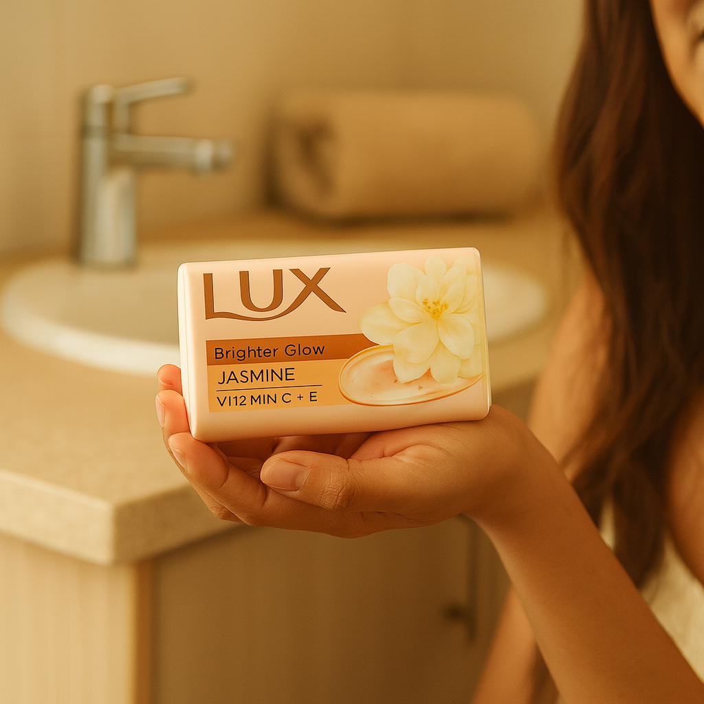 Lux Jasmine Brighter Glow Soap image