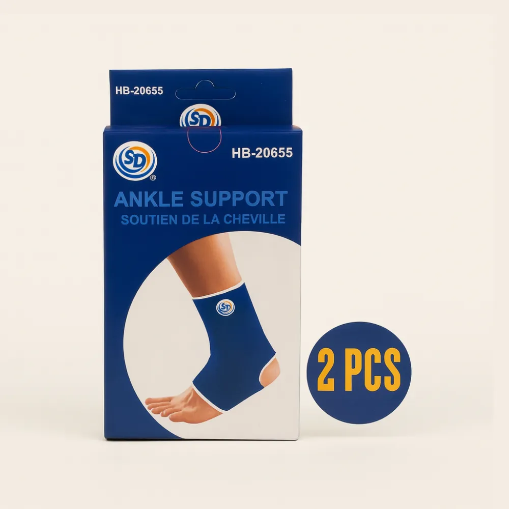 Blue Ankle Support Brace 2 Pieces