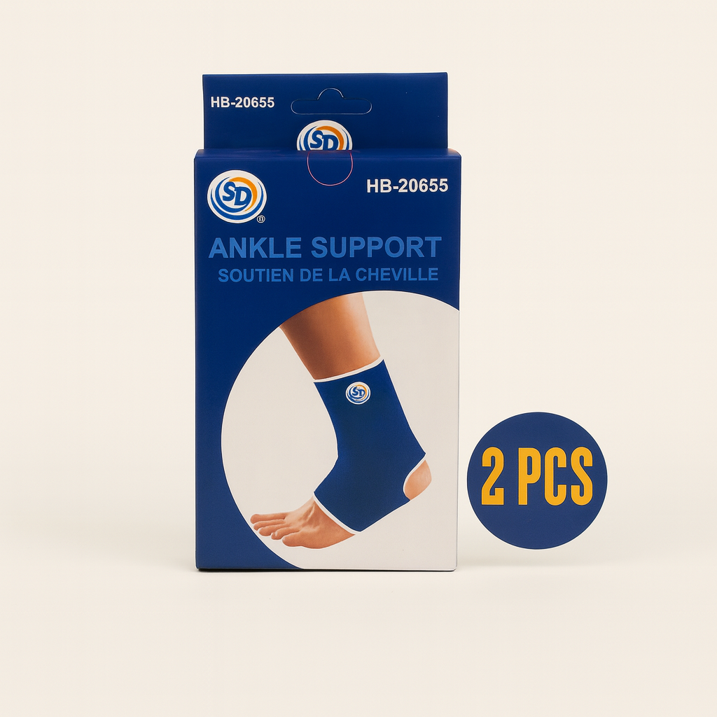 Blue Ankle Support Brace 2 Pieces
