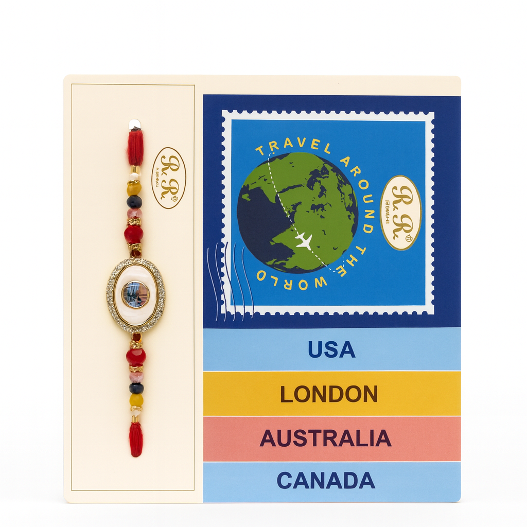 Travel-Themed Decorative Rakhi