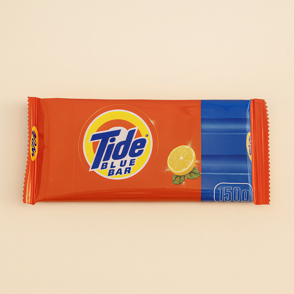 Tide Blue Bar Laundry Soap with Lemon Freshness