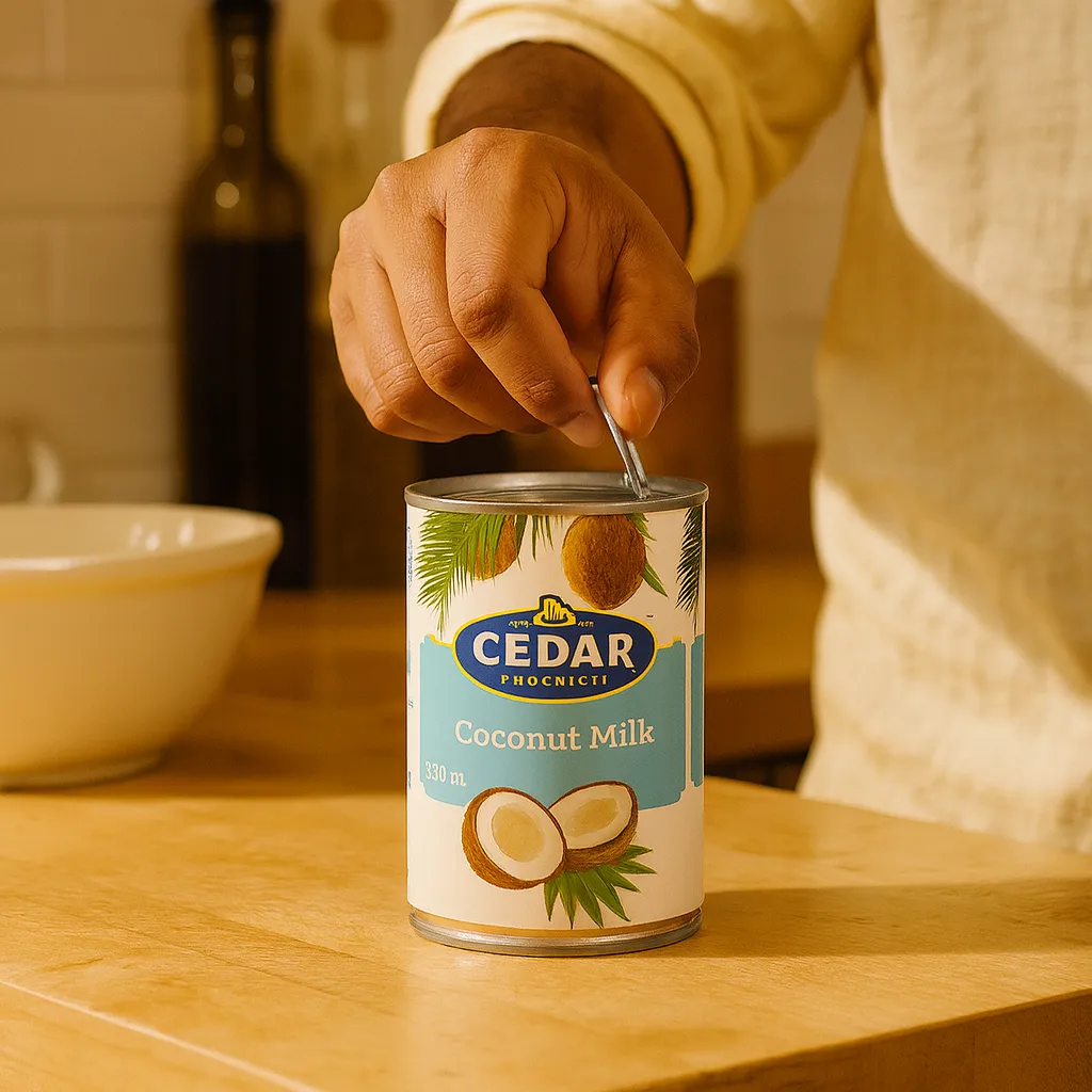 Cedar Coconut Milk Can image