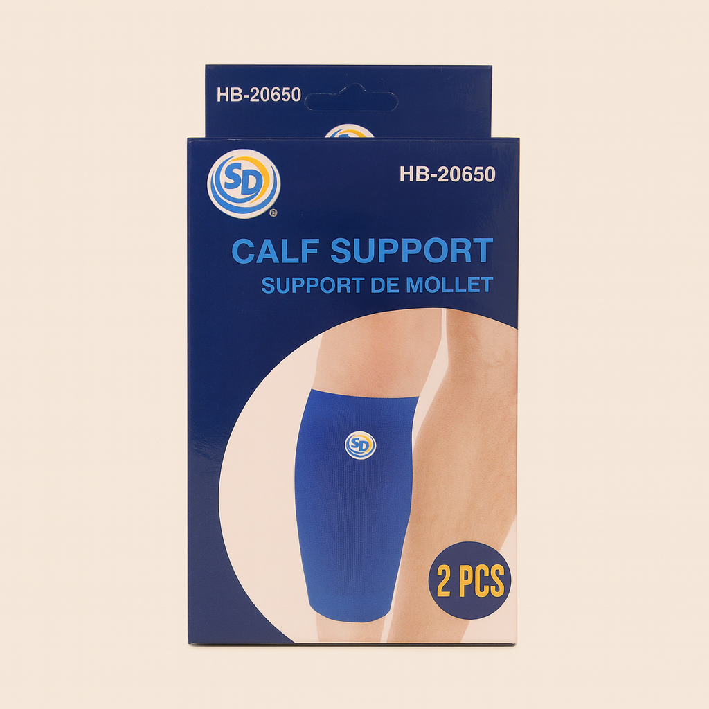Blue Calf Support Sleeve 2 Pieces