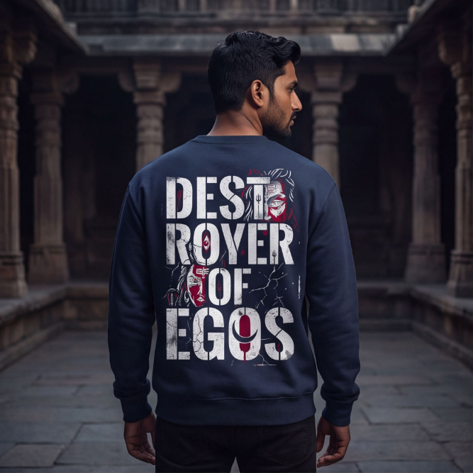 Unisex Graphic Sweatshirt Destroyer Of Egos image