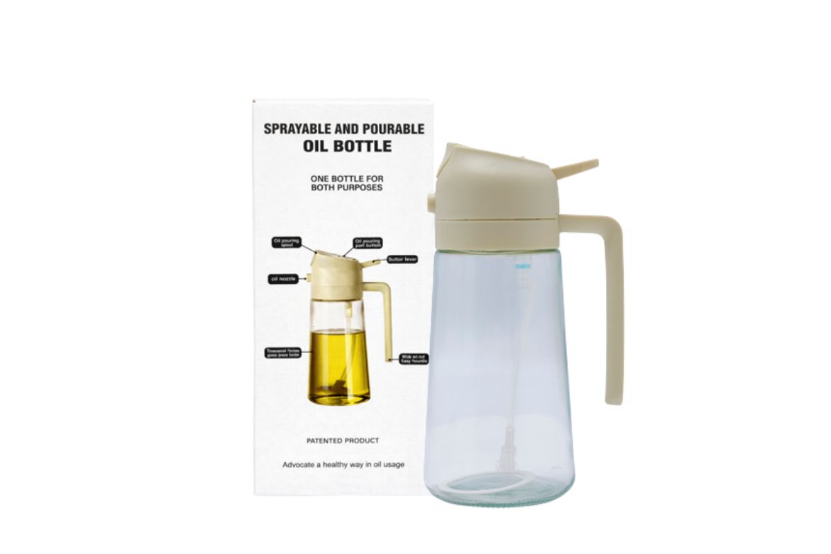 Oil Bottle Sprayable & Pourable image