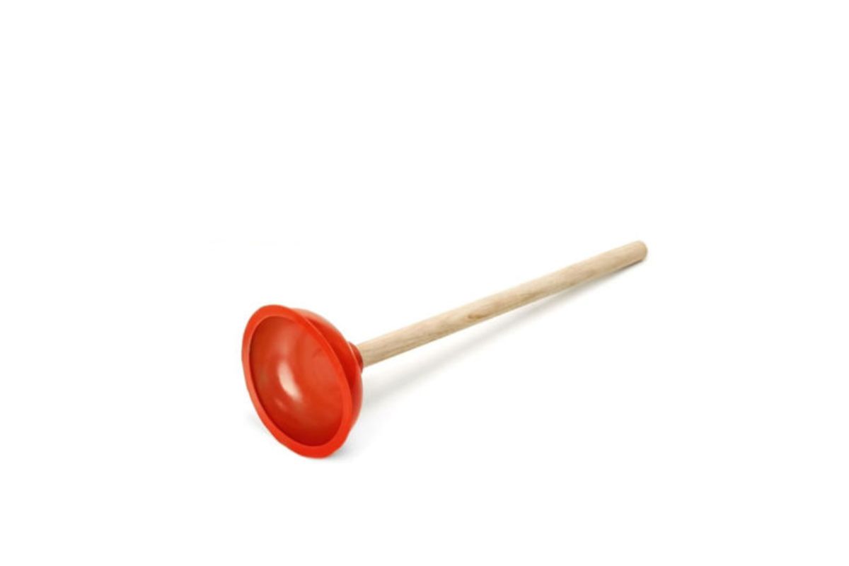 Plunger with Wooden Handle image